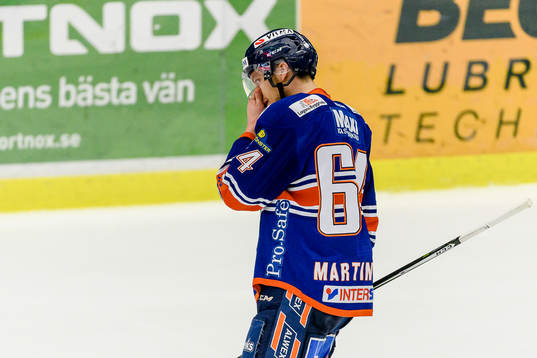 Växjös Eric Martinsson deppar