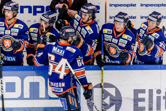 Växjös Eric Martinsson jublar