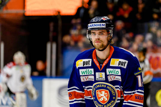 Växjös Emil Pettersson jublar