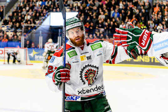 Frölundas Robin Figren jublar