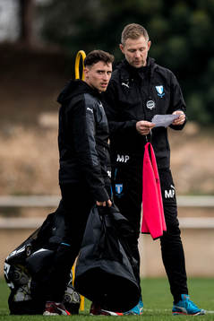 Fystränaren Ben Rosen och tränare Magnus Pehrsson