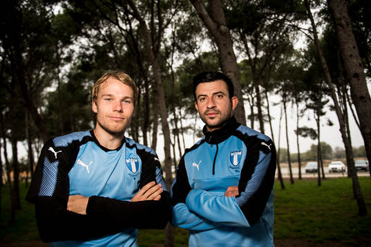 Oscar Lewicki och Behrang Safari