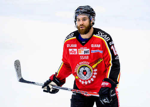 Luleås Jacob Lagacé deppar