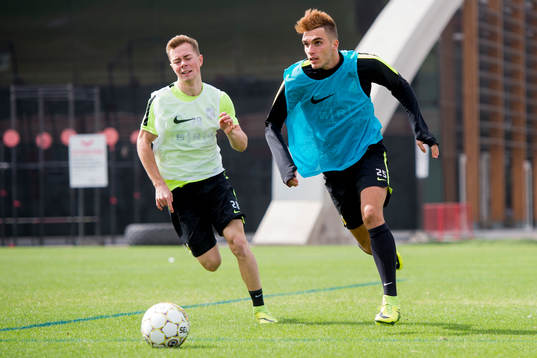 Adam Andersson och Egzon Binaku
