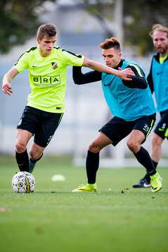 Lucas Hedlund och Egzon Binaku