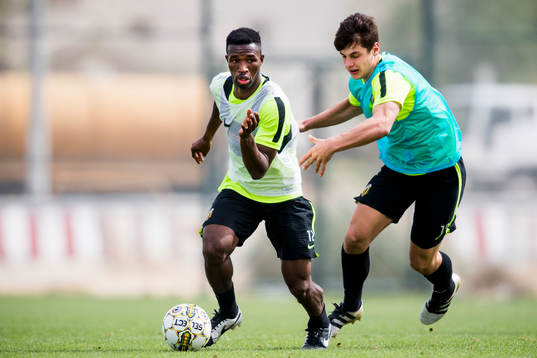 Mohammed Abubakari och Kevin Ackermann