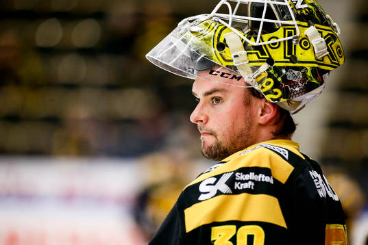 Skellefteås målvakt Gustaf Lindvall