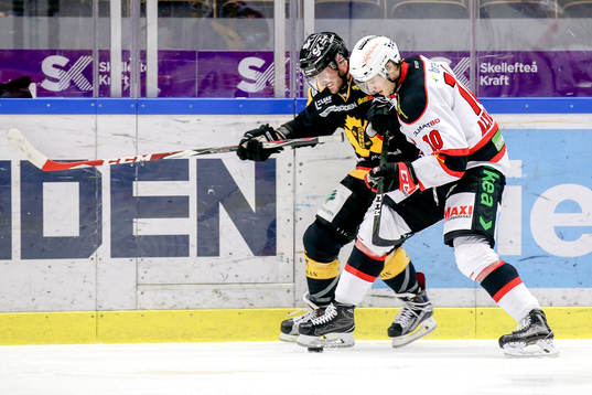 Skellefteås Bud Holloway och Malmö Redhawks Robin Alvarez