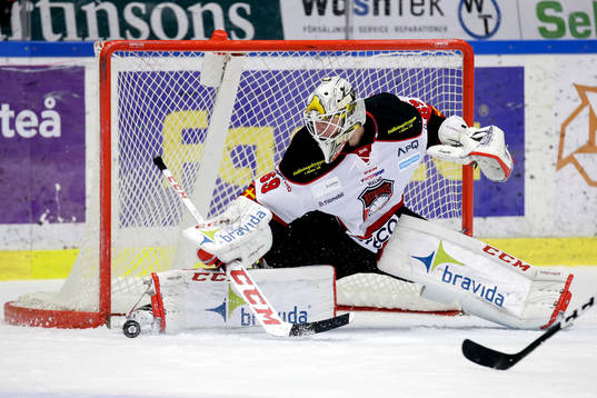 Malmö Redhawks målvakt Oscar Alsenfelt