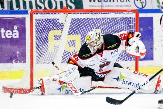 Malmö Redhawks målvakt Oscar Alsenfelt
