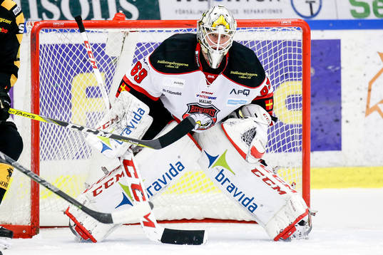 Malmö Redhawks målvakt Oscar Alsenfelt