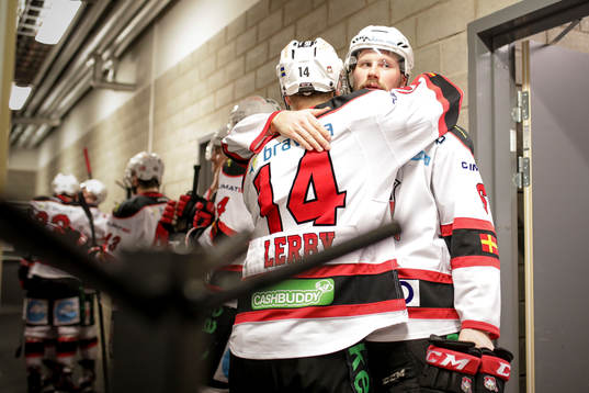 Malmö Redhawks Carl-Johan Lerby och Stefan Warg