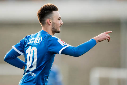 Halmstads Sead Haksabanovic jublar