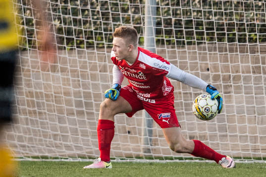 Halmstads målvakt Isak Pettersson