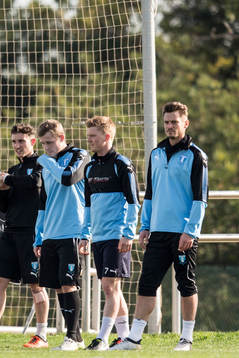 Fystränaren Ben Rosen, Erik Andersson, Anders Christiansen