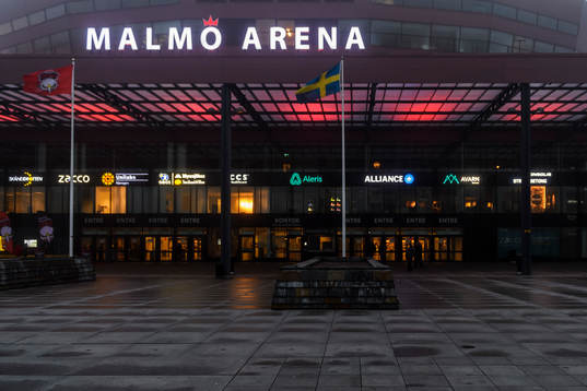 Exteriör Malmö Arena