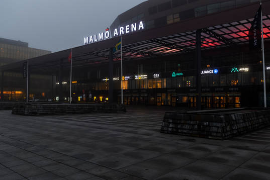 Exteriör Malmö Arena