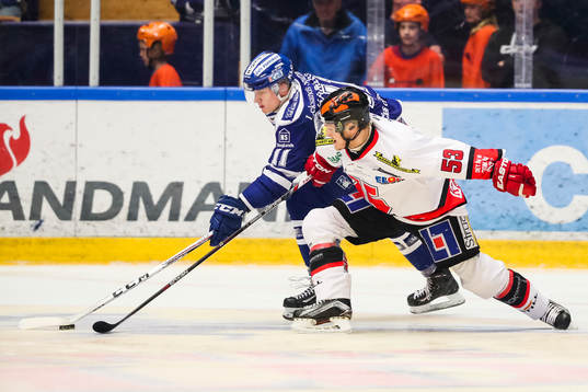Leksands Martin Karlsson och Örebros Bobbo Petersson