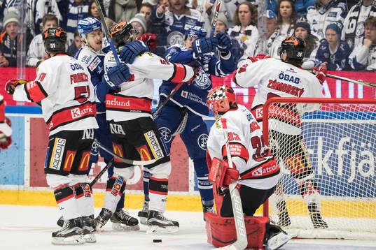Leksands Sondre Olden och Örebros Gustav Backström och