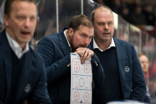 Leksands assisterande tränare Gereon Dahlgren och tränare