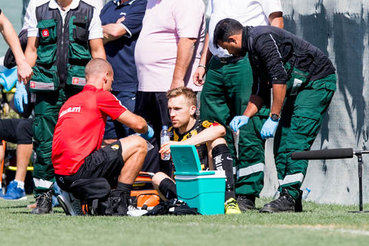 under fotbollsmatchen mellan Häcken och Molde i Dubai