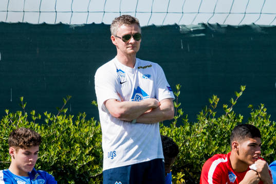 Moldes tränare Ole Gunnar Solskjaer