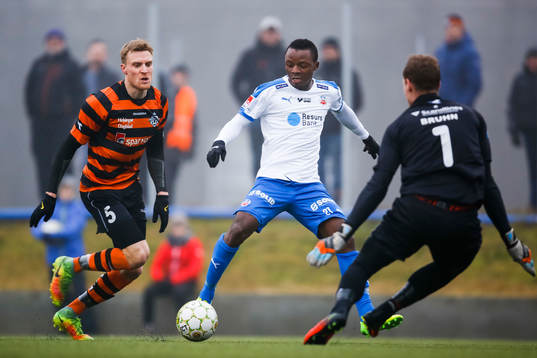 Helsingørs Andreas Holm Jensen och Helsingborgs Monday