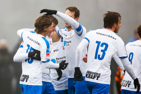 Helsingborgs Max Svensson jublar