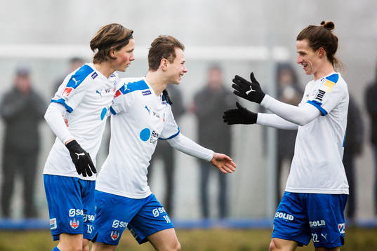 Helsingborgs Max Svensson jublar