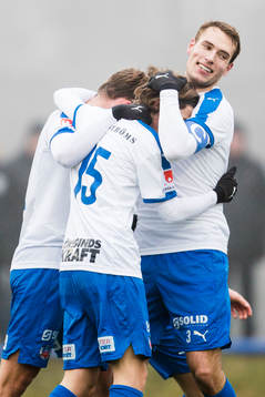 Helsingborgs Max Svensson jublar