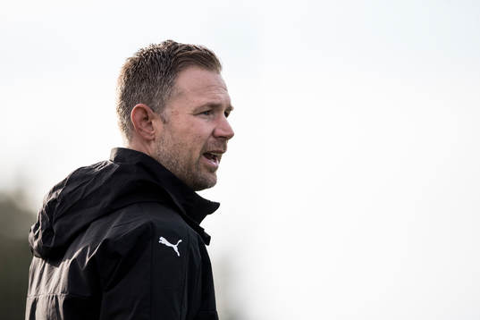Malmö FFs tränare Magnus Pehrsson nunder en