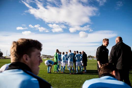 Malmö FFs spelare samlas