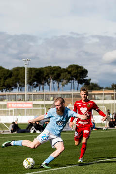 Malmö FFs Jo Inge Berget och Östersunds Johan Bertilsson