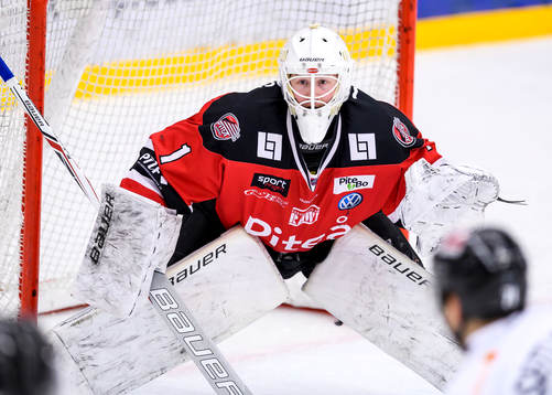 Piteås målvakt Joel Vännström