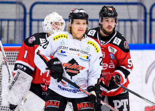 Asplövens Hampus Forsling och Piteås David Selberg