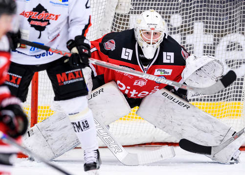 Piteås målvakt Joel Vännström