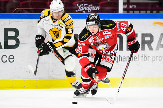 Skellefteås Jesper Olofsson och Malmö Redhawks Rhett