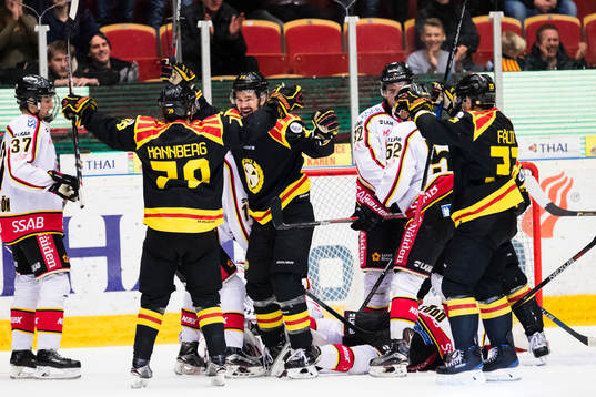 Brynäs Johan Alcén (m) jublar