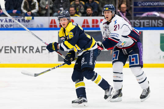 s William Romfors och Linköpings Emil Sylvegård