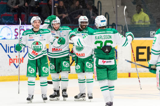 Rögles Simon Ryfors jublar