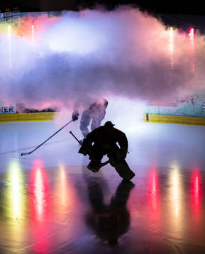 Brynäs spelare gör entré