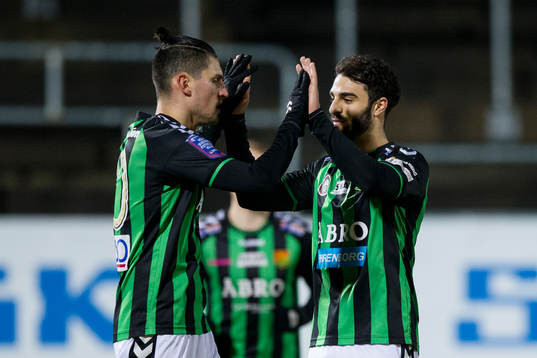 GAIS Luka Mijaljevic jublar ihop med Arvin Shojaee