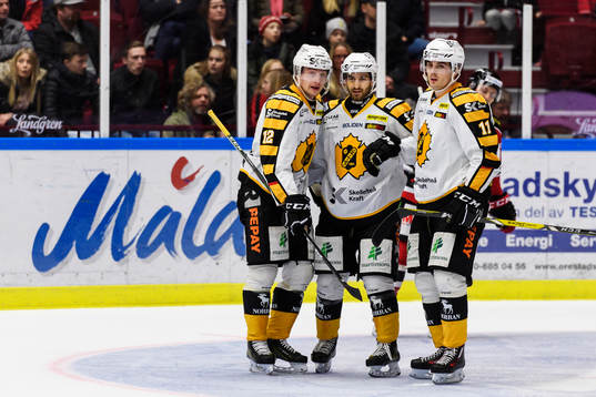 Skellefteås Adam Pettersson, Andrew Calof och Henrik Hetta
