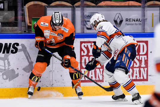 Karlskronas Emil Larsson och Växjös Adam Brodecki