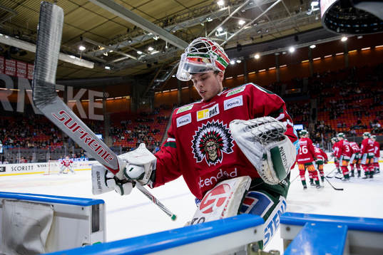 Frölundas målvakt Johan Gustafsson
