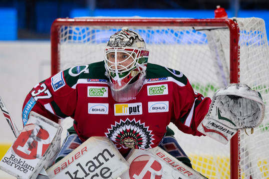 Frölundas målvakt Johan Gustafsson