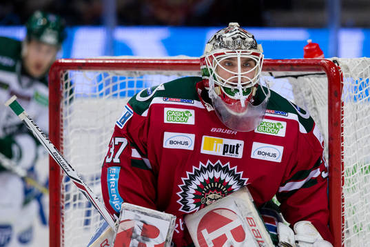 Frölundas målvakt Johan Gustafsson