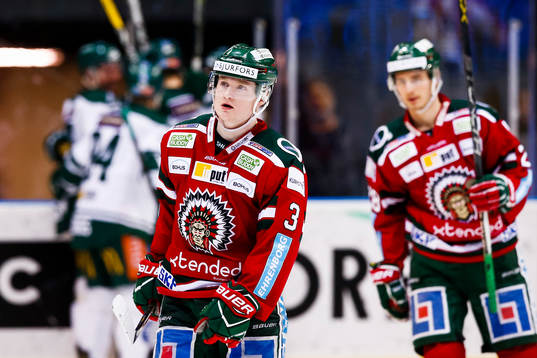 Frölundas Carl Grundström deppar