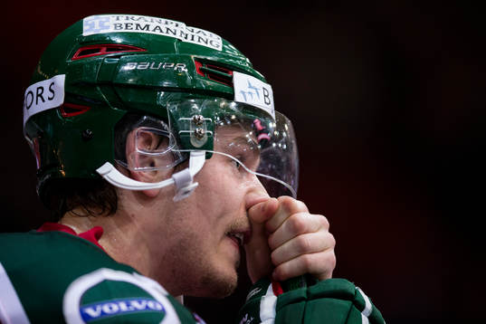 Frölundas Johan Sundström deppar