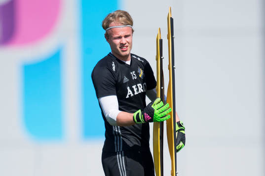 Målvakt Gustav Nyberg